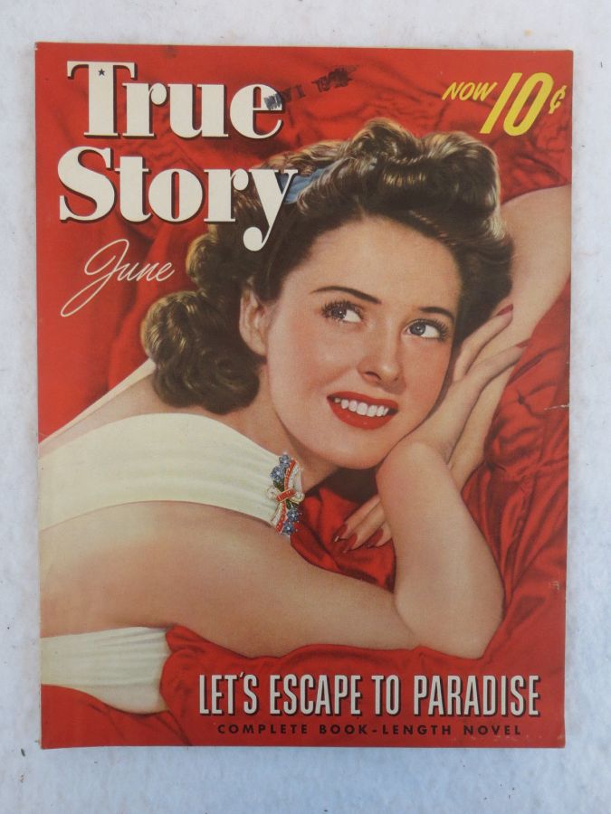 TRUE STORY magazine side cover June 1942