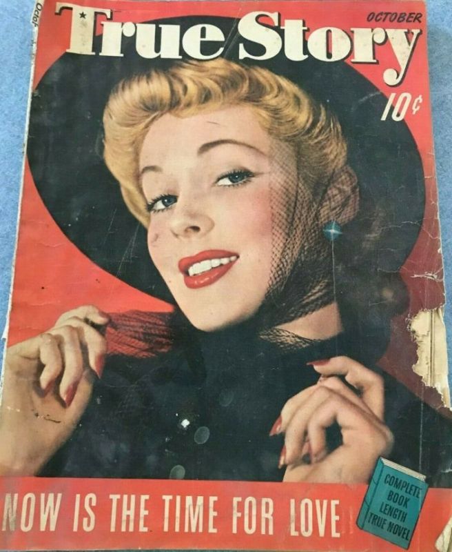 TRUE STORY magazine side cover October 1942