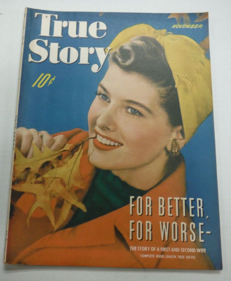 TRUE STORY magazine side cover November 1942