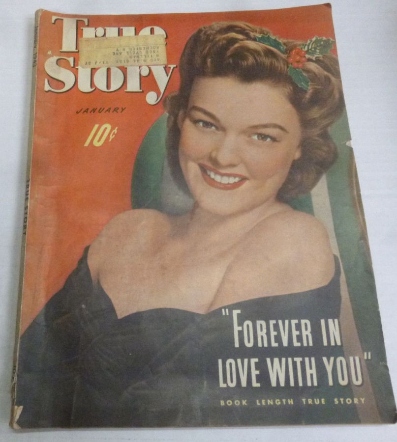 TRUE STORY magazine side cover January 1943
