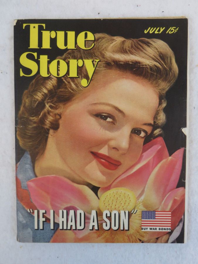 TRUE STORY magazine side cover July 1943