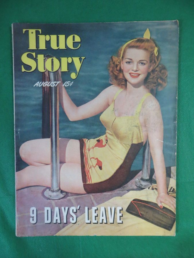TRUE STORY magazine side cover August 1943