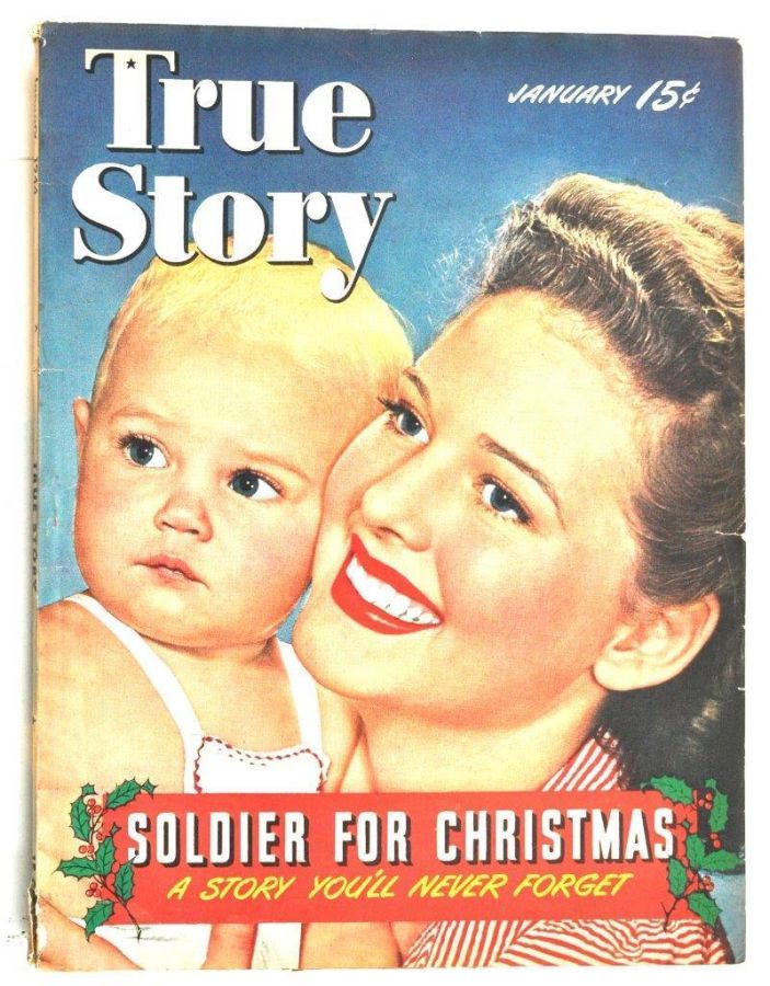 TRUE STORY magazine side cover January 1944