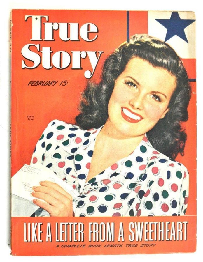 TRUE STORY magazine side cover February 1944