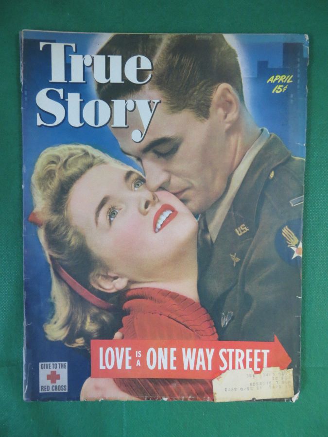 TRUE STORY magazine side cover April 1944