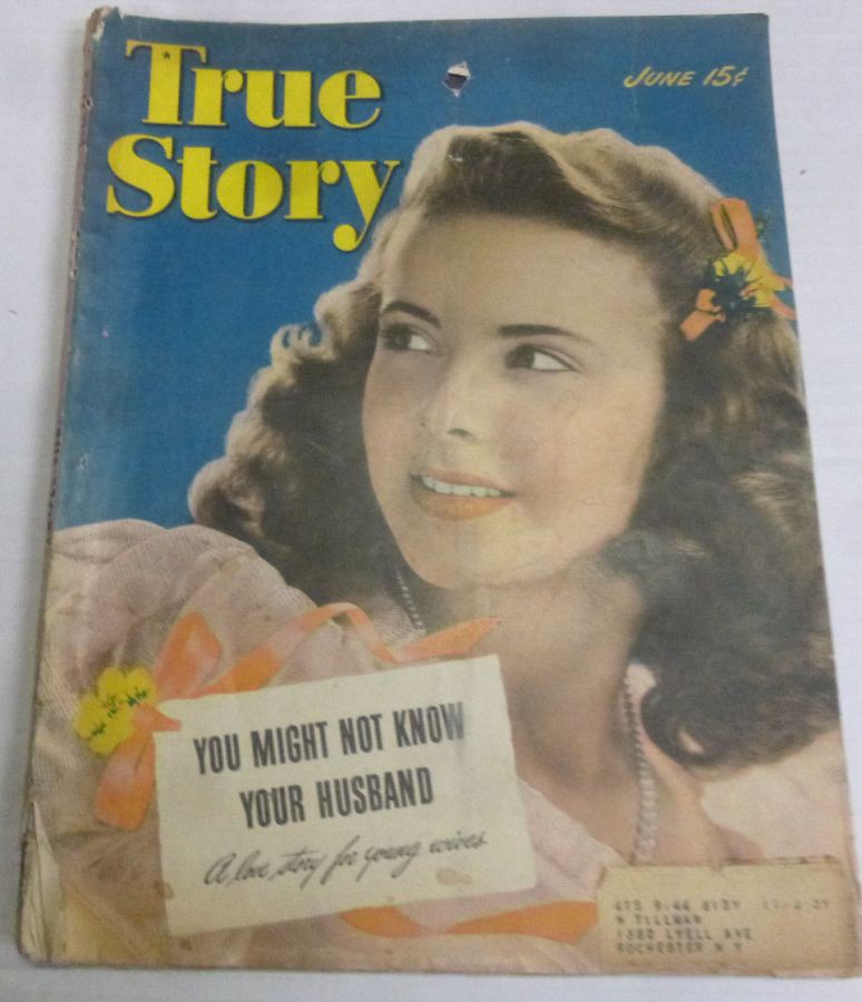 TRUE STORY magazine side cover June 1944