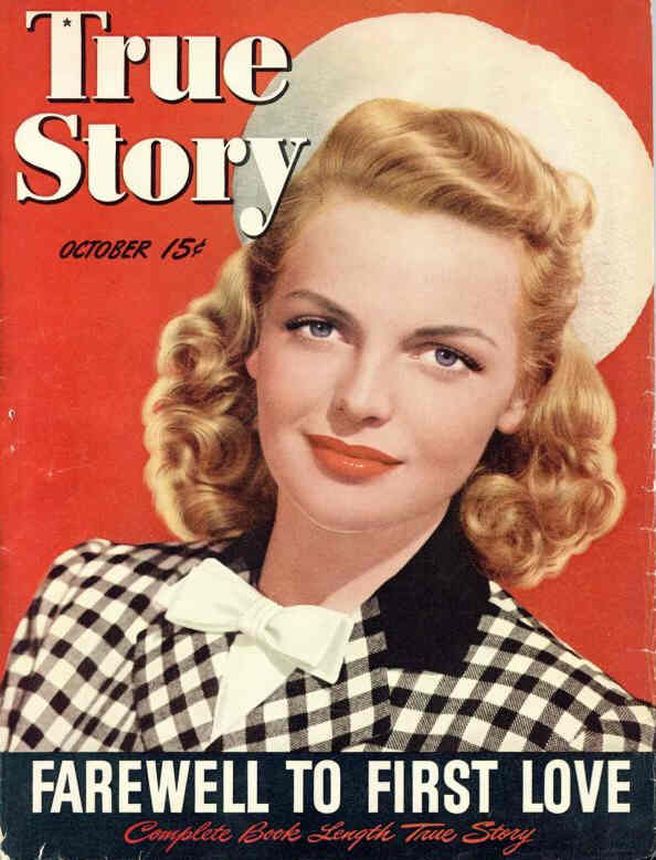 TRUE STORY magazine side cover October 1944