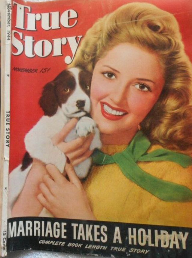 TRUE STORY magazine side cover November 1944