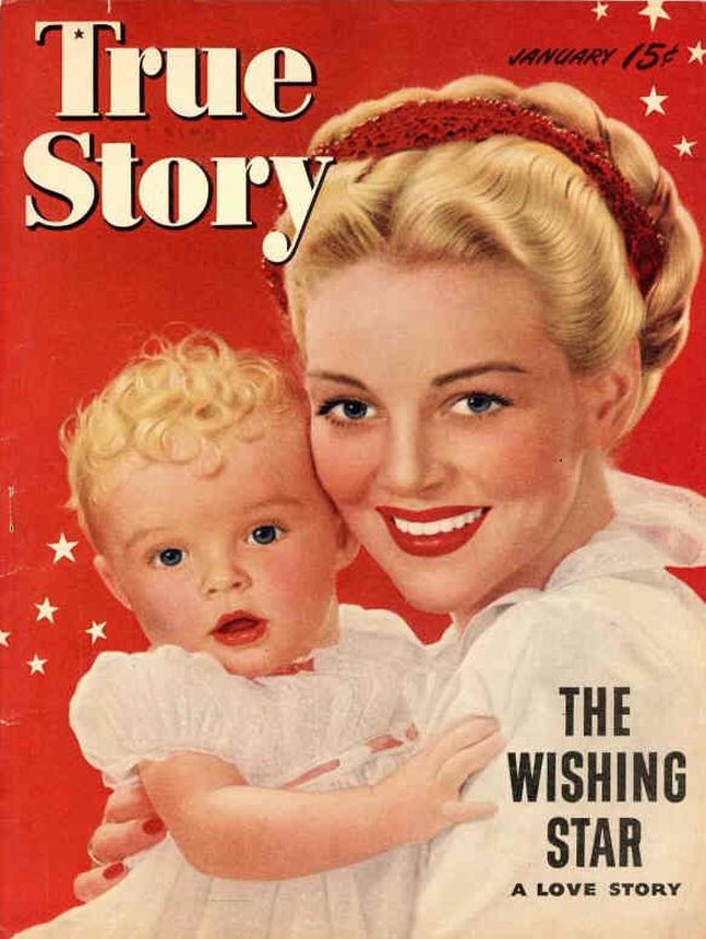 TRUE STORY magazine side cover January 1945