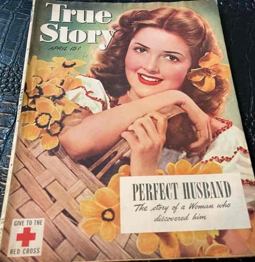 TRUE STORY magazine side cover April 1945