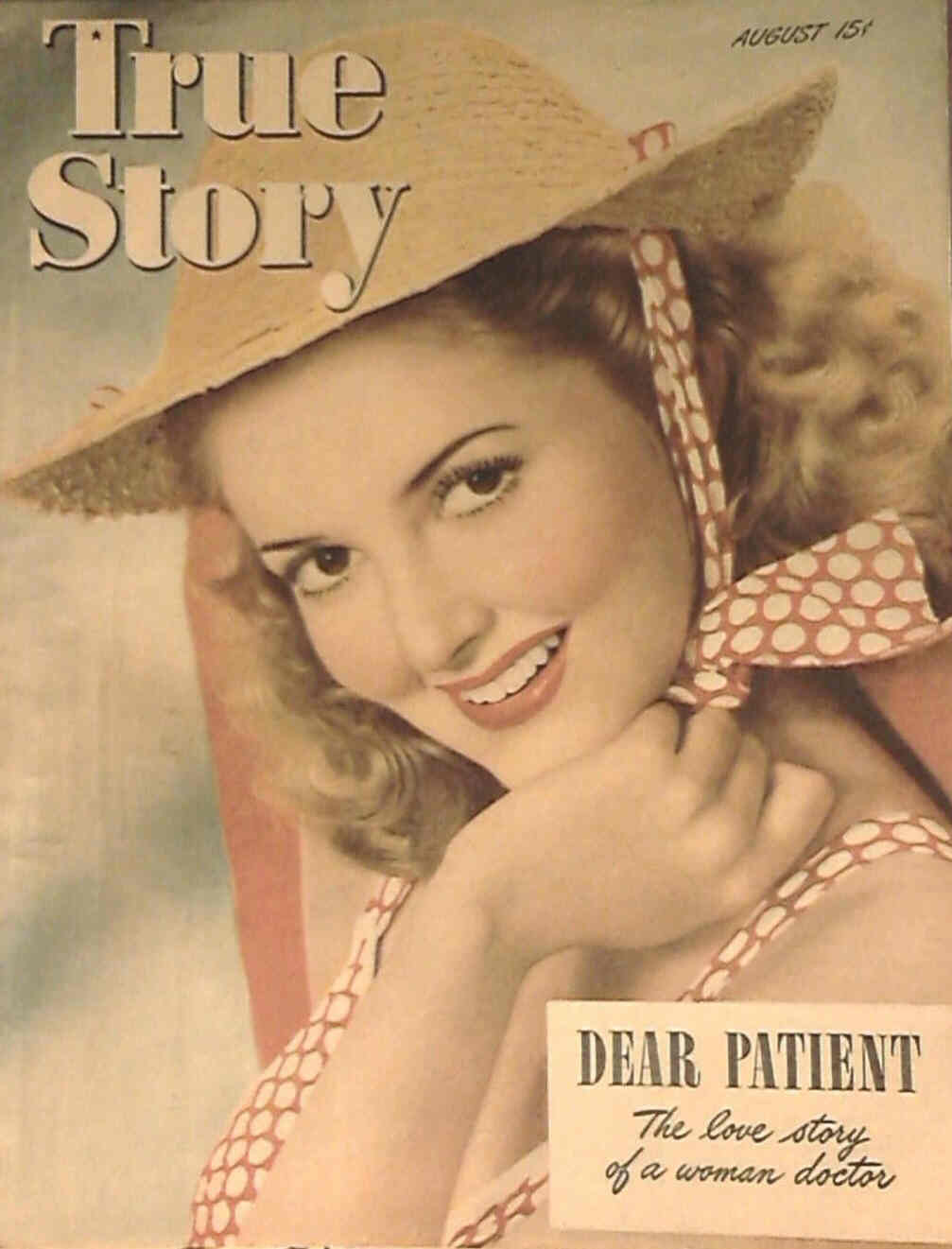 TRUE STORY magazine side cover August 1945