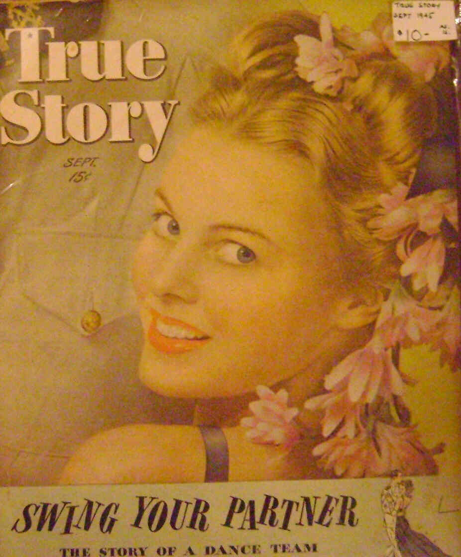 TRUE STORY magazine side cover September 1945