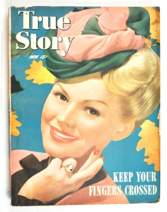 TRUE STORY magazine side cover November 1945