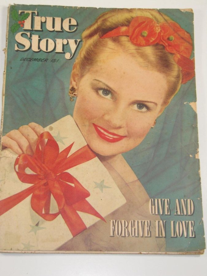 TRUE STORY magazine side cover December 1945