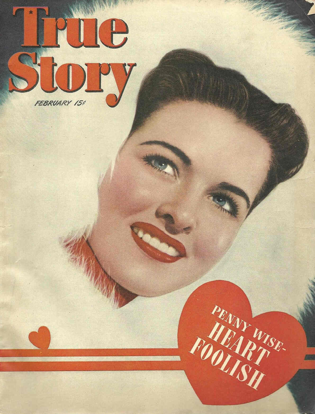 TRUE STORY magazine side cover February 1946