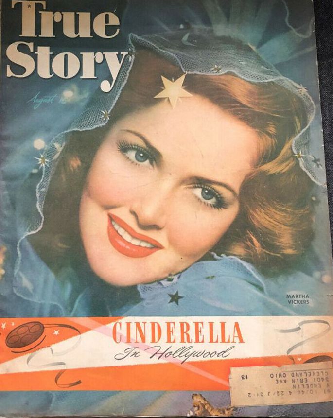 TRUE STORY magazine side cover August 1946