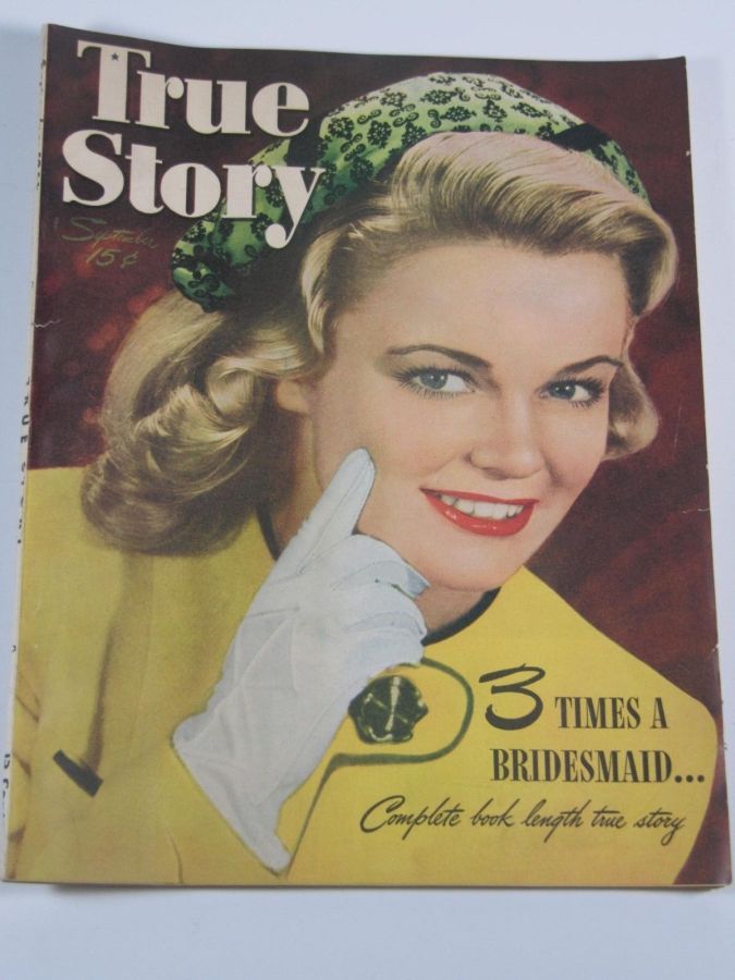 TRUE STORY magazine side cover September 1946