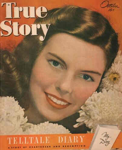 TRUE STORY magazine side cover October 1946