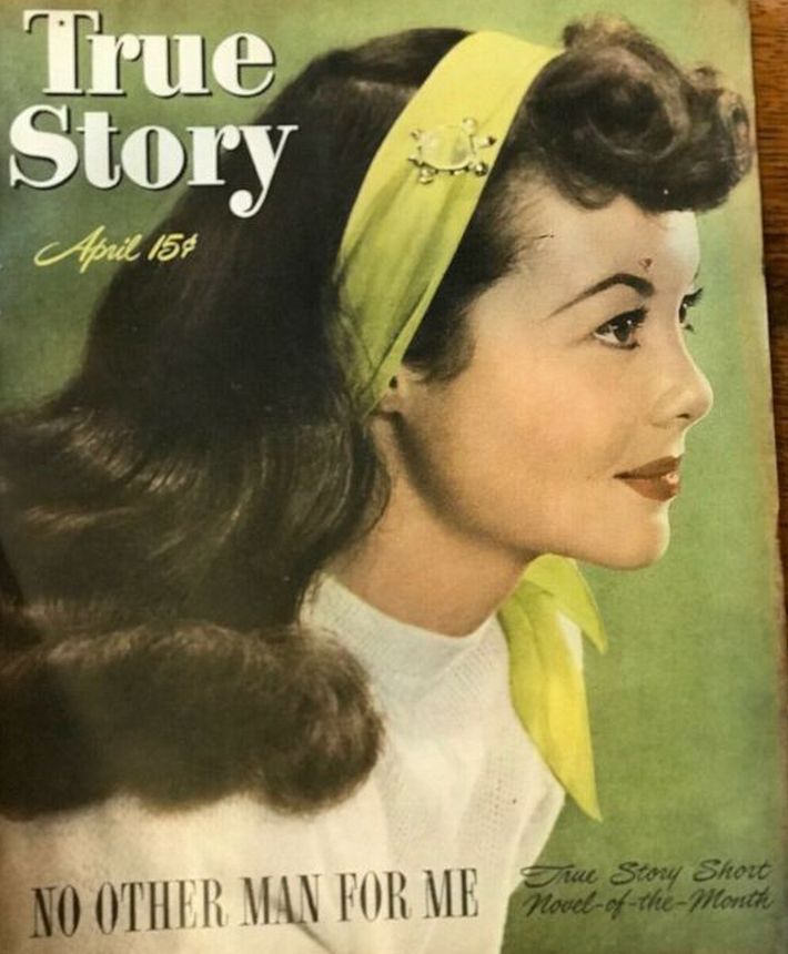 TRUE STORY magazine side cover April 1947