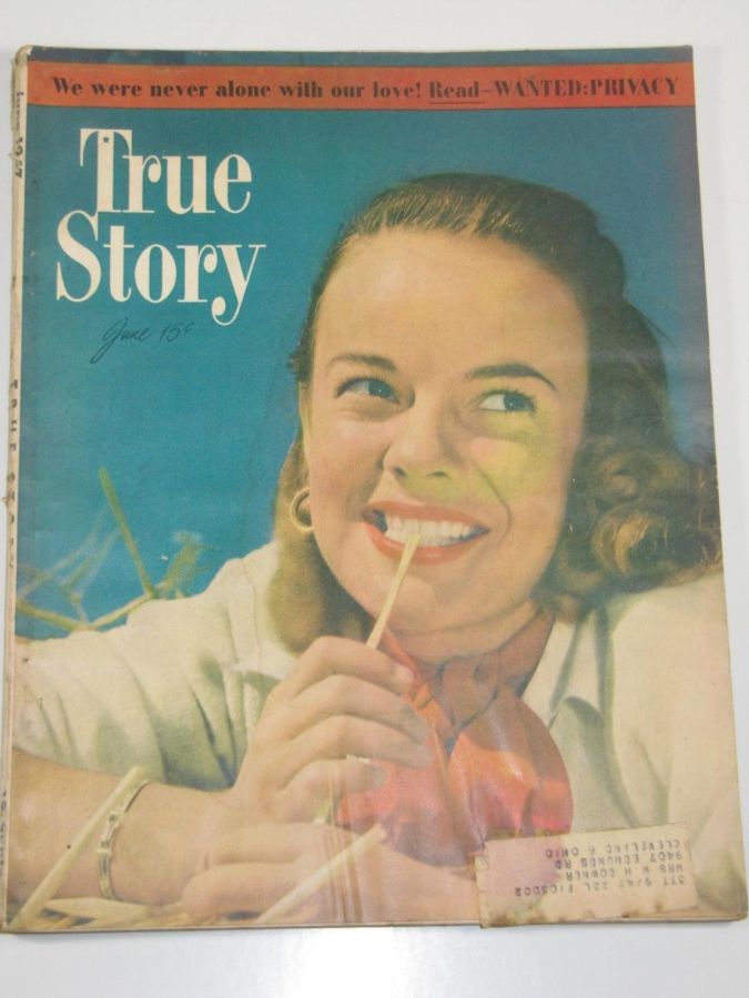 TRUE STORY magazine side cover June 1947