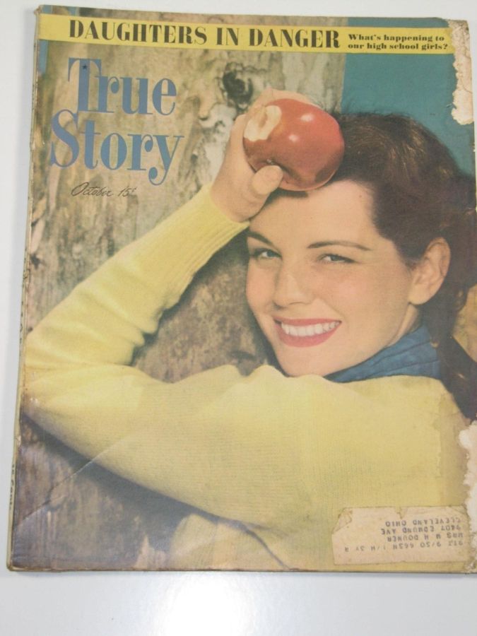 TRUE STORY magazine side cover October 1947