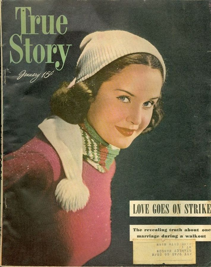 TRUE STORY magazine side cover January 1948