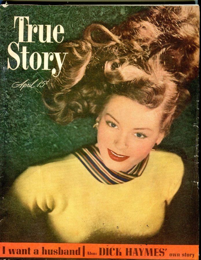 TRUE STORY magazine side cover April 1948