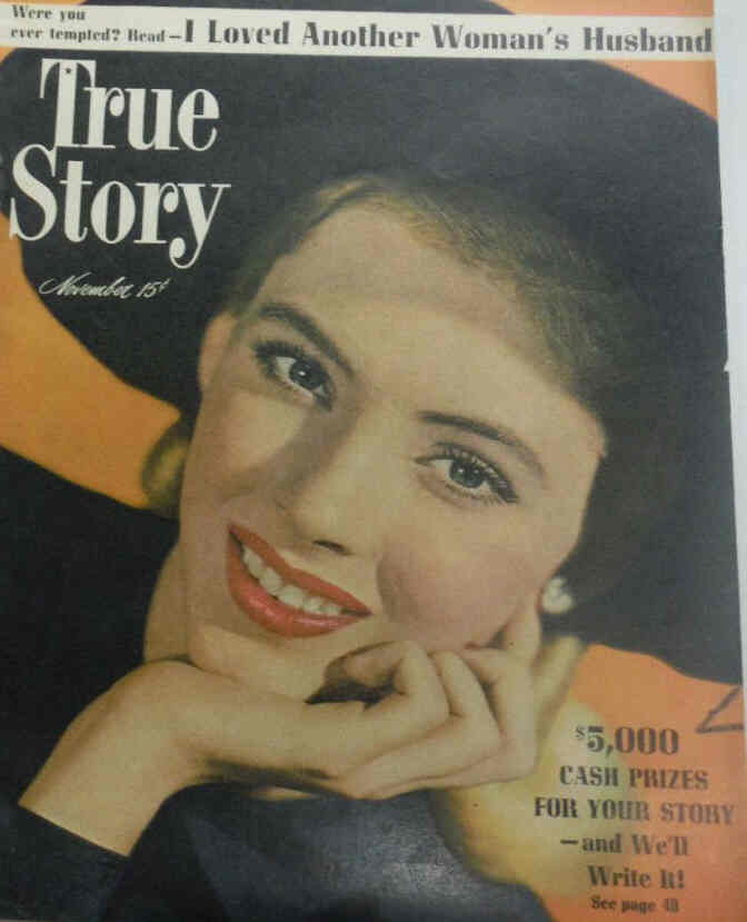 TRUE STORY magazine side cover November 1948