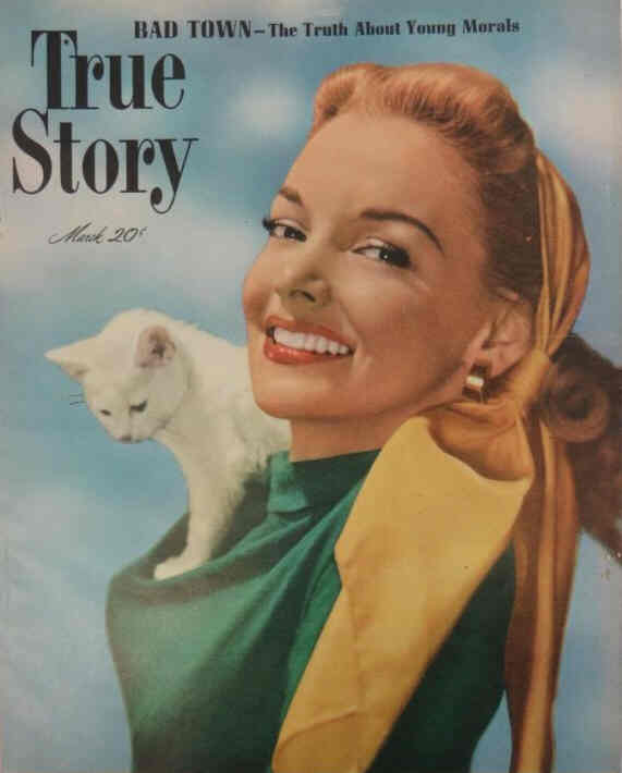 TRUE STORY magazine side cover March 1949