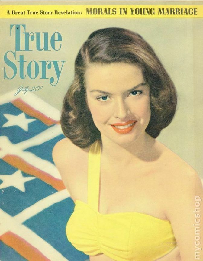 TRUE STORY magazine side cover July 1949