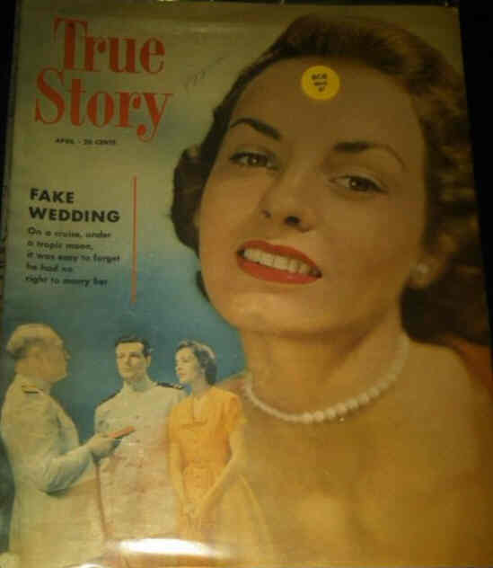 TRUE STORY magazine side cover April 1950