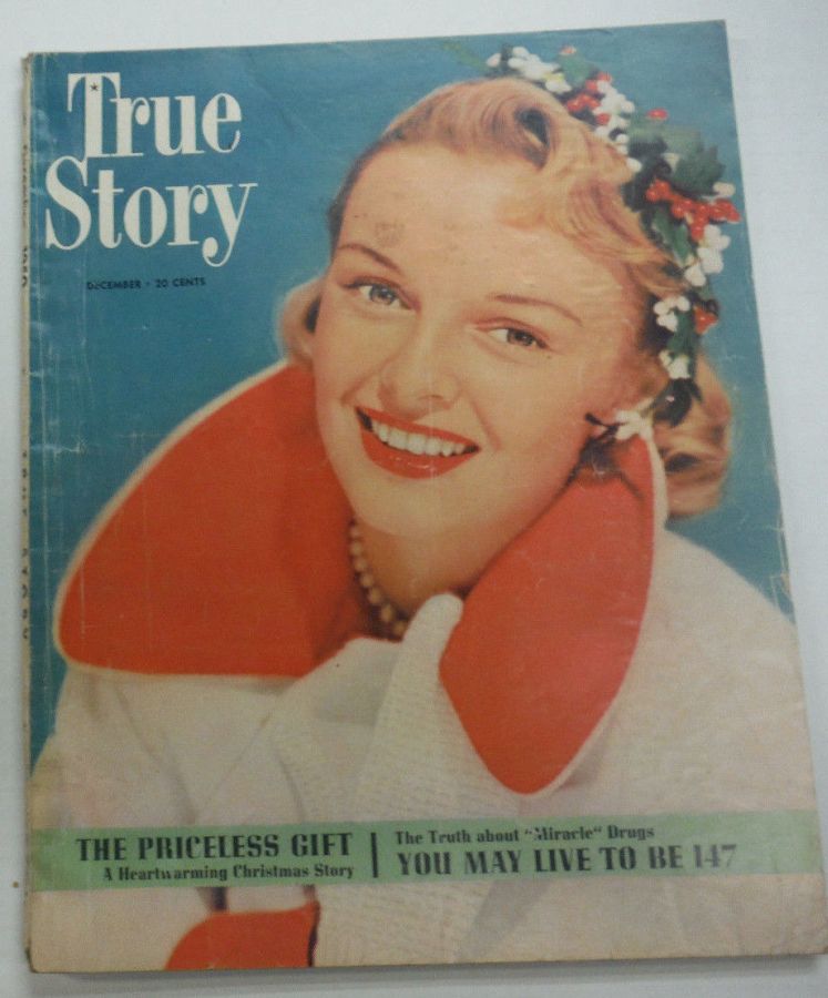 TRUE STORY magazine side cover December 1950