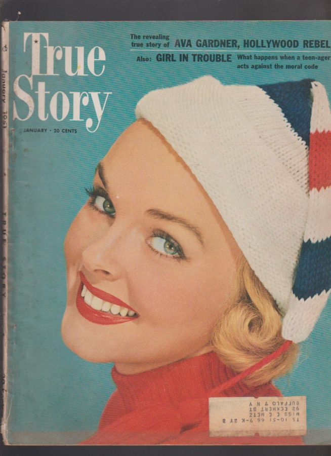 TRUE STORY magazine side cover January 1951