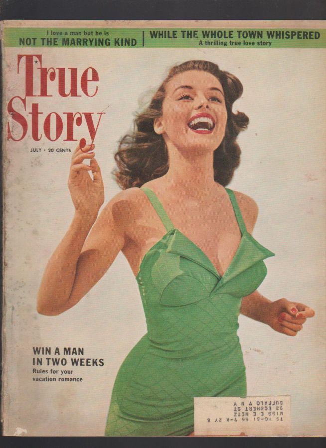 TRUE STORY magazine side cover July 1951