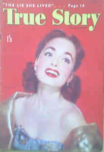 TRUE STORY (UK) magazine side cover July 1953