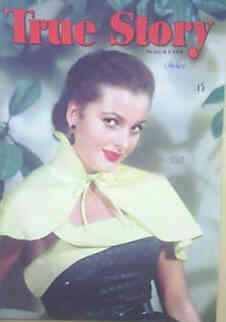 TRUE STORY (UK) magazine side cover March 1954