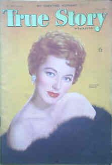 TRUE STORY (UK) magazine side cover May 1954