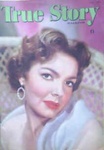 TRUE STORY (UK) magazine side cover July 1954