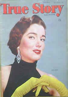 TRUE STORY (UK) magazine side cover September 1955