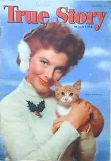 TRUE STORY (UK) magazine side cover December 1955