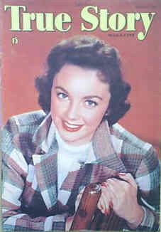 TRUE STORY (UK) magazine side cover January 1957