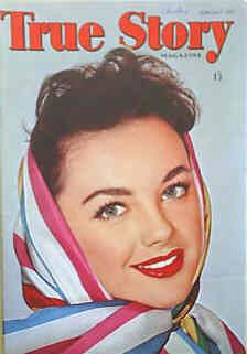 TRUE STORY (UK) magazine side cover February 1957
