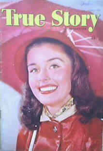 TRUE STORY (UK) magazine side cover March 1957