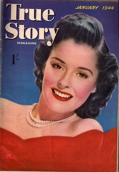 TRUE STORY (UK) magazine side cover January 1944