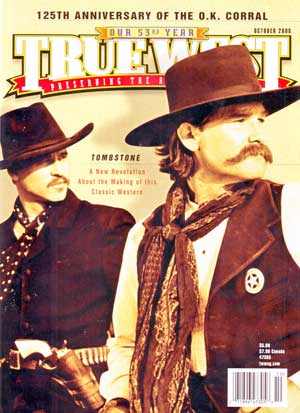 TRUE WEST magazine side cover Vol 53 #8 October 2006