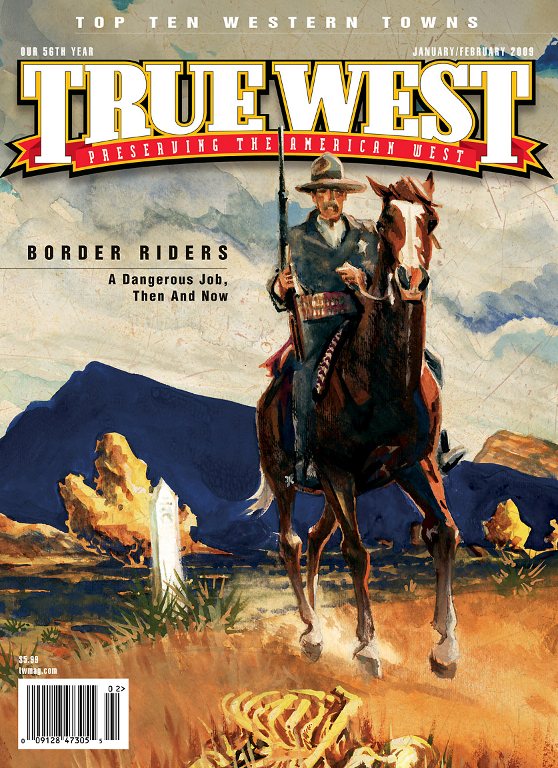 TRUE WEST magazine side cover January/February 2009