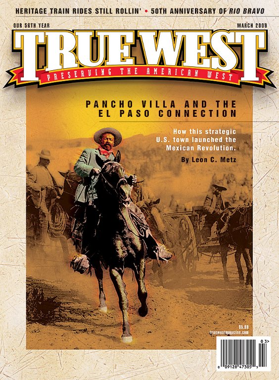 TRUE WEST magazine side cover March 2009