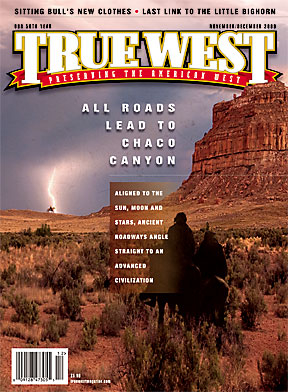 TRUE WEST magazine side cover November/December 2009