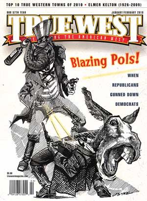 TRUE WEST magazine side cover January/February 2010