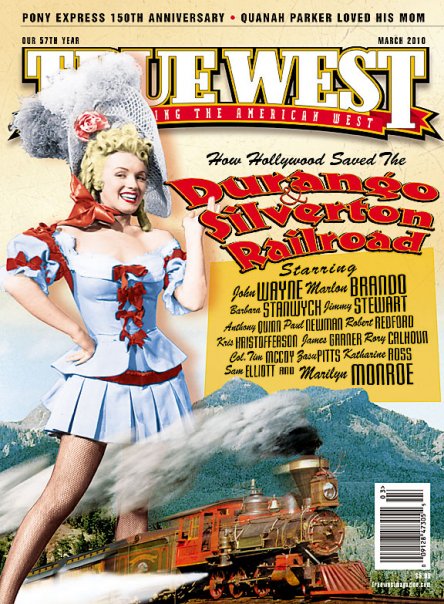 TRUE WEST magazine side cover March 2010